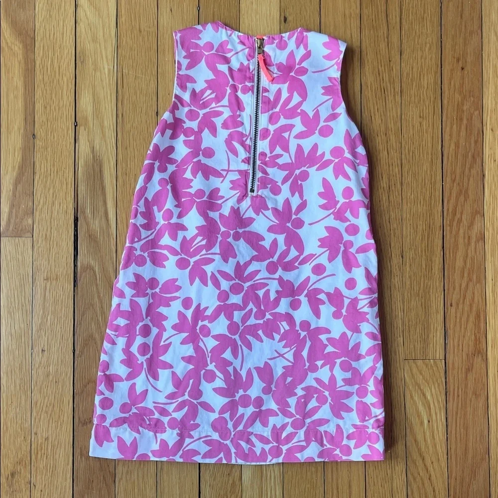 Crewcuts size 4 pink/orange shift dress